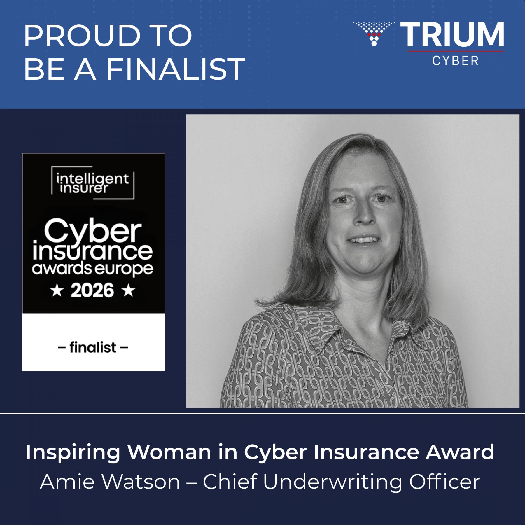Amie Watson: finalist for Inspiring Woman in Cyber Insurance Award 2026 
