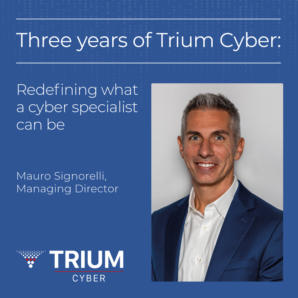 Three years of Trium Cyber: Redefining what a cyber specialist can be Building first-ever Lloyd’s-approved mono-line cyber syndicate