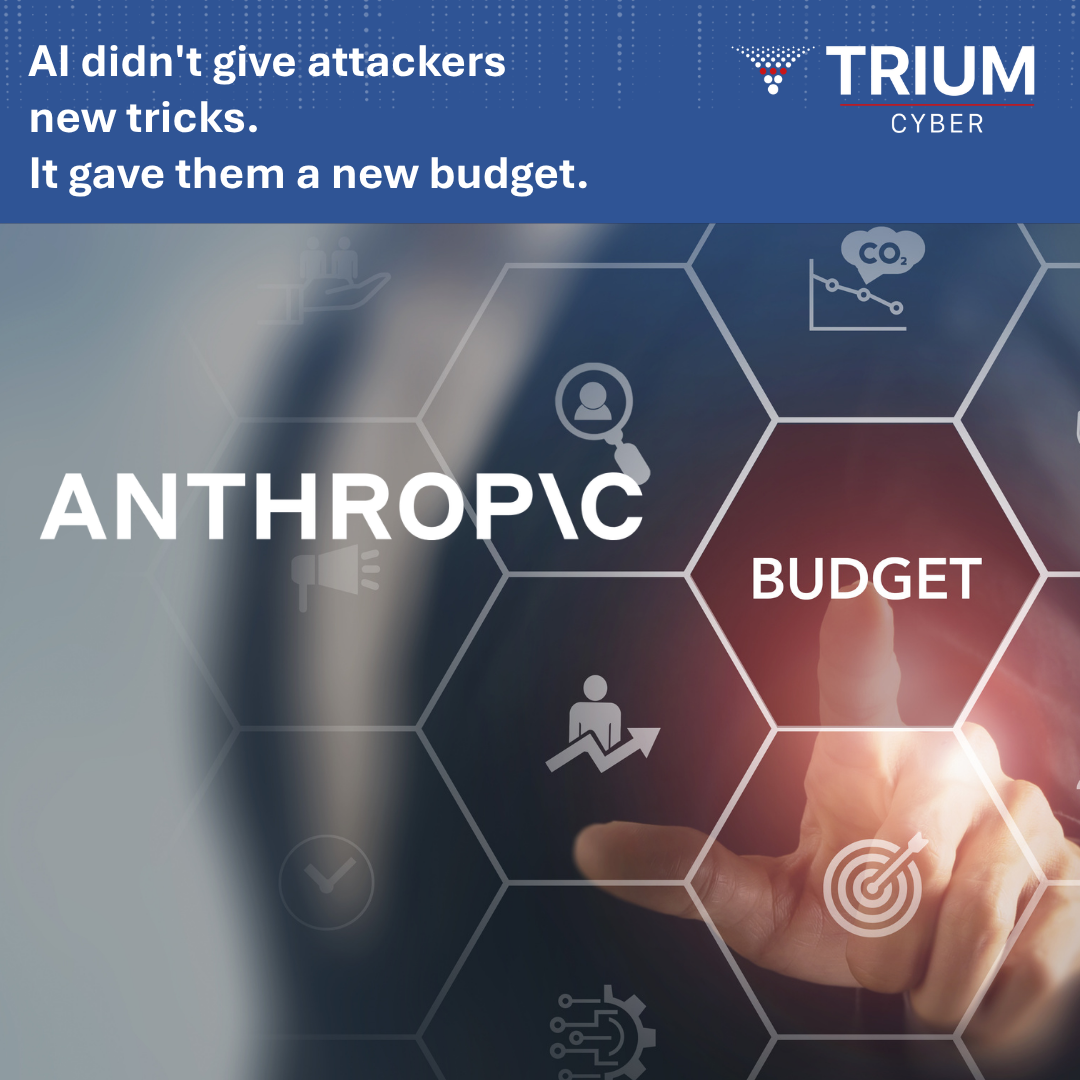 AI didn't give attackers new tricks. It gave them a new budget. What Anthropic's latest report reveals about AI-powered cyber risk